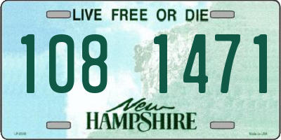 NH license plate 1081471