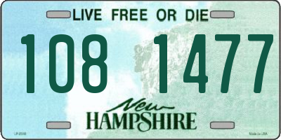 NH license plate 1081477