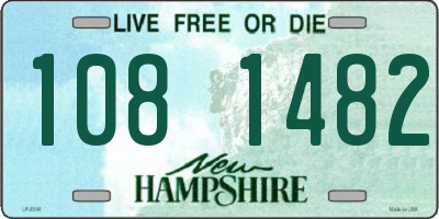 NH license plate 1081482