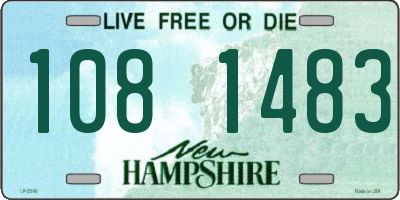 NH license plate 1081483