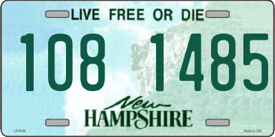 NH license plate 1081485