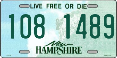 NH license plate 1081489