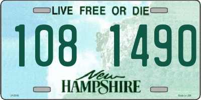 NH license plate 1081490