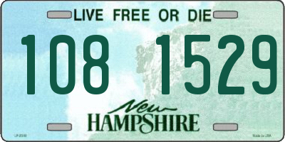 NH license plate 1081529