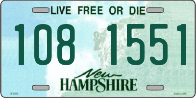 NH license plate 1081551