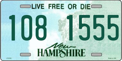 NH license plate 1081555