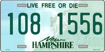 NH license plate 1081556