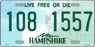 NH license plate 1081557