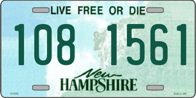 NH license plate 1081561