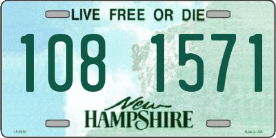 NH license plate 1081571