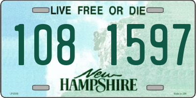 NH license plate 1081597