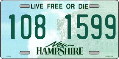 NH license plate 1081599