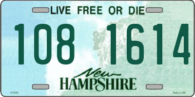 NH license plate 1081614