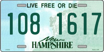 NH license plate 1081617