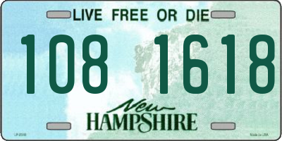 NH license plate 1081618