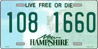 NH license plate 1081660