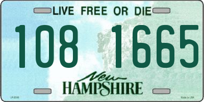 NH license plate 1081665
