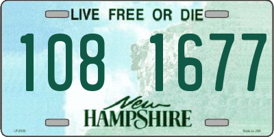 NH license plate 1081677