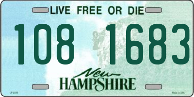 NH license plate 1081683