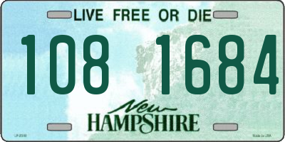 NH license plate 1081684