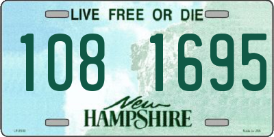 NH license plate 1081695
