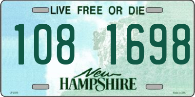 NH license plate 1081698