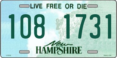 NH license plate 1081731