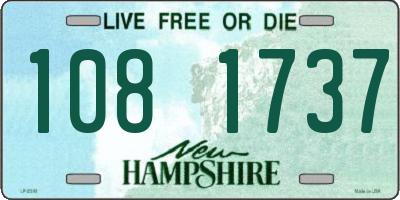 NH license plate 1081737