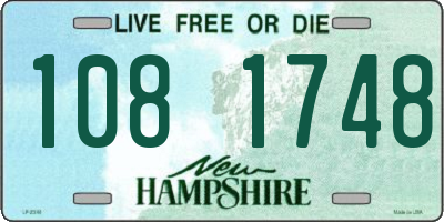 NH license plate 1081748