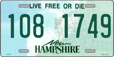 NH license plate 1081749