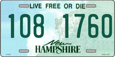 NH license plate 1081760