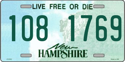 NH license plate 1081769
