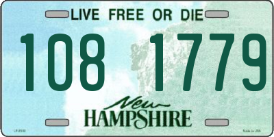 NH license plate 1081779