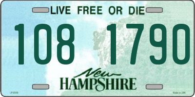NH license plate 1081790