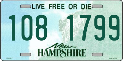 NH license plate 1081799
