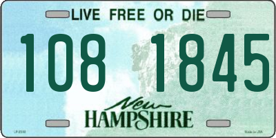 NH license plate 1081845