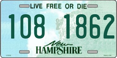 NH license plate 1081862