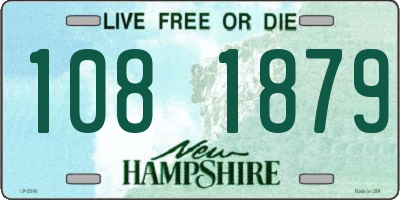 NH license plate 1081879