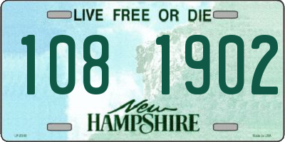 NH license plate 1081902