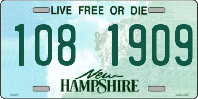 NH license plate 1081909