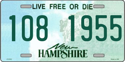 NH license plate 1081955