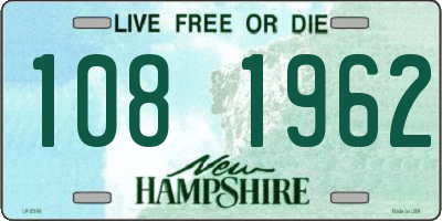NH license plate 1081962