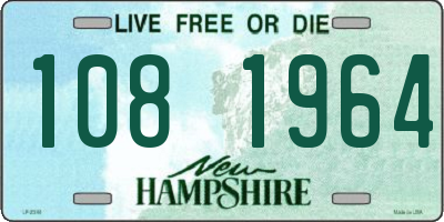 NH license plate 1081964