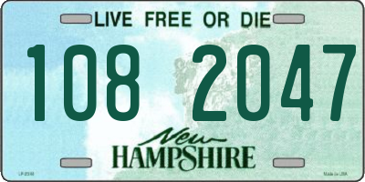 NH license plate 1082047