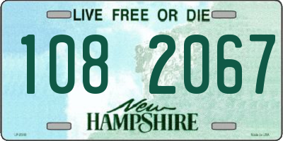 NH license plate 1082067