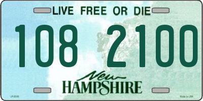 NH license plate 1082100