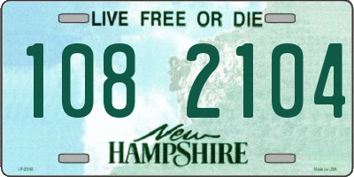 NH license plate 1082104