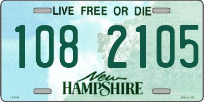 NH license plate 1082105