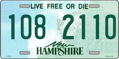NH license plate 1082110