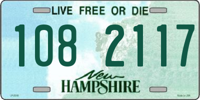 NH license plate 1082117